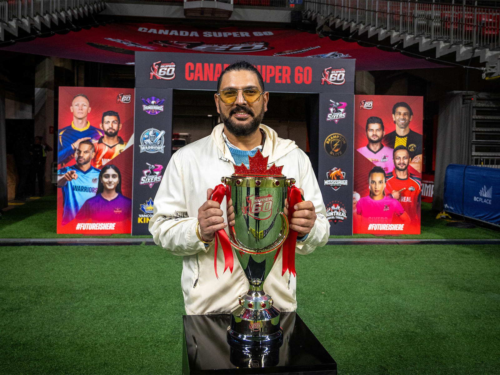 Yuvraj Singh, the league partner of Canada Super 60 (Photo: Canada Super 60)