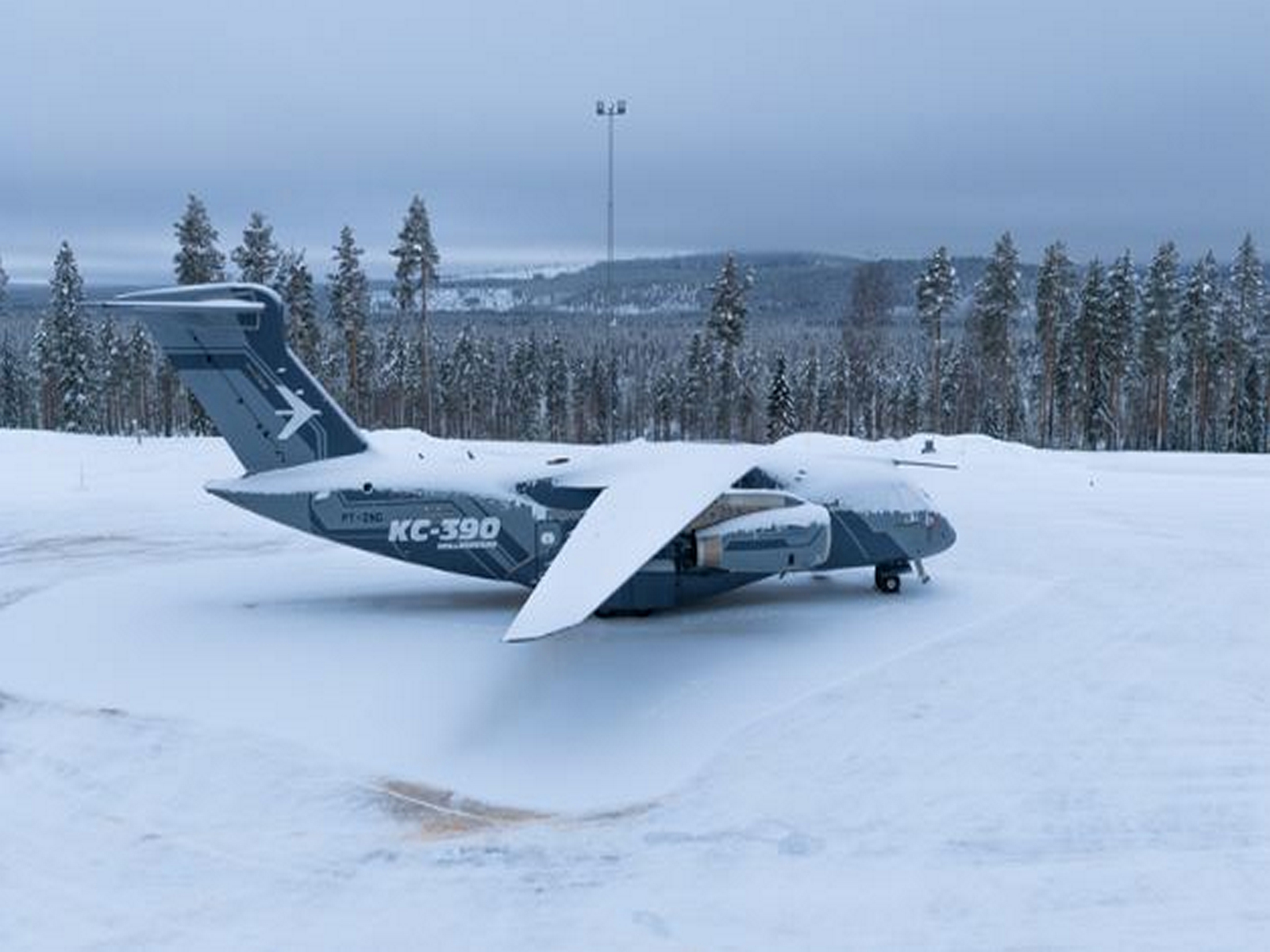 Embraer’s KC-390 Millennium in Sweden (Photo/Embraer)