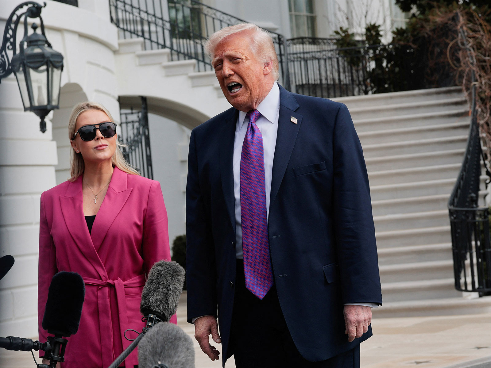US President Donald Trump and White House Press Secretary Karoline Leavitt (Photo/Reuters) US President Donald Trump and White House Press Secretary Karoline Leavitt (Photo/Reuters)