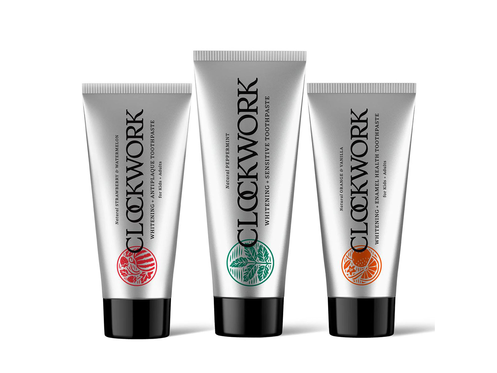 Clockwork Toothpaste range for everyday oral care Clockwork Toothpaste range for everyday oral care