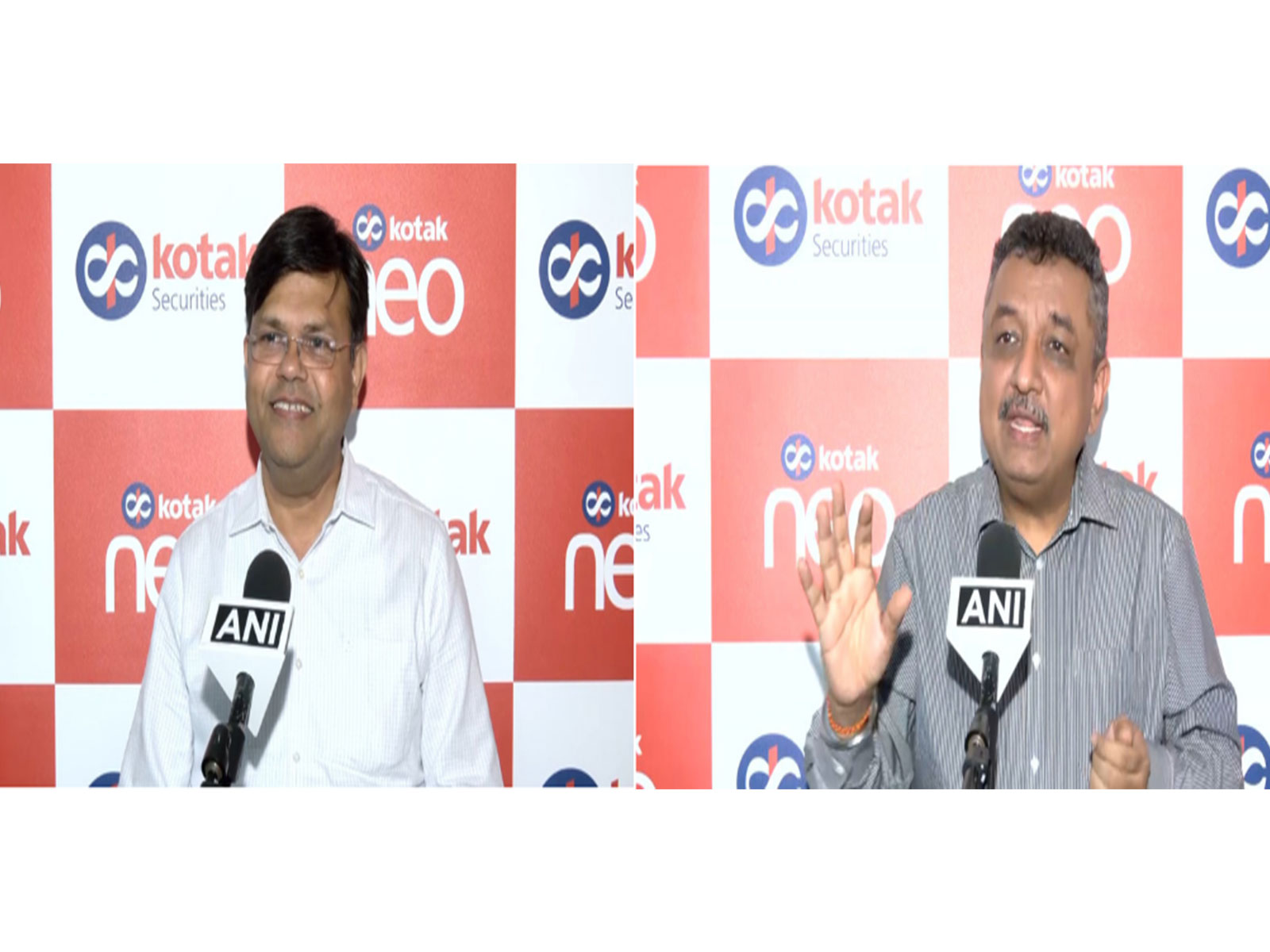 Shrikant Chouhan, Head Equity Research, Kotak Securities; Ashish Nanda, President and Digital Business Head, Kotak Securities (Photo/ANI) Shrikant Chouhan, Head Equity Research, Kotak Securities; Ashish Nanda, President and Digital Business Head, Kotak Securities (Photo/ANI)