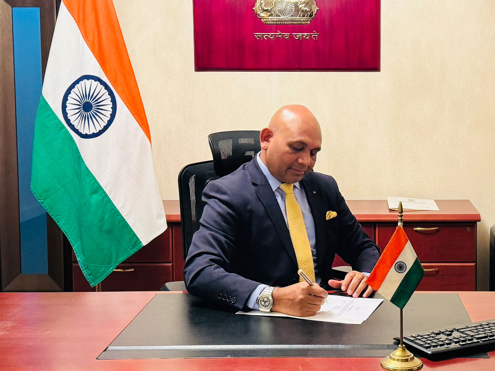 Ambassador Abhay Kumar (Photo/@AmbassadorAbhay) Ambassador Abhay Kumar (Photo/@AmbassadorAbhay)