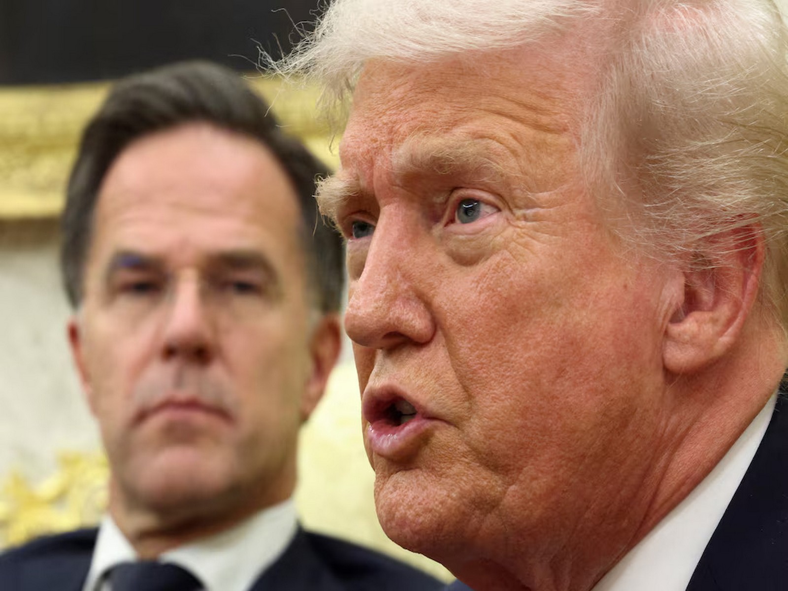 NATO Secretary General Mark Rutte and US President Donald Trump (Image Source: Reuters)