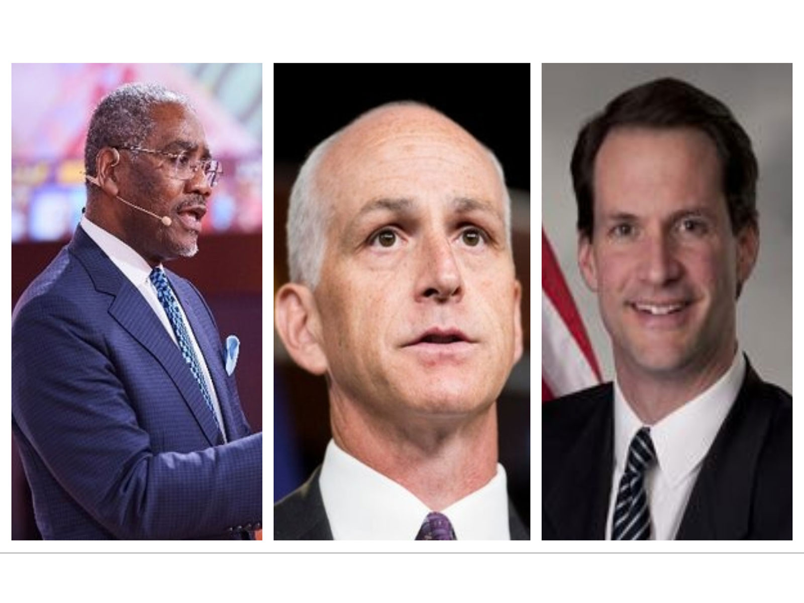 From Left to Right: US Democratic lawmakers Rep. Gregory Meeks, Rep. Adam Smith, and Rep. Jim Himes (Photo/X/congress.gov)