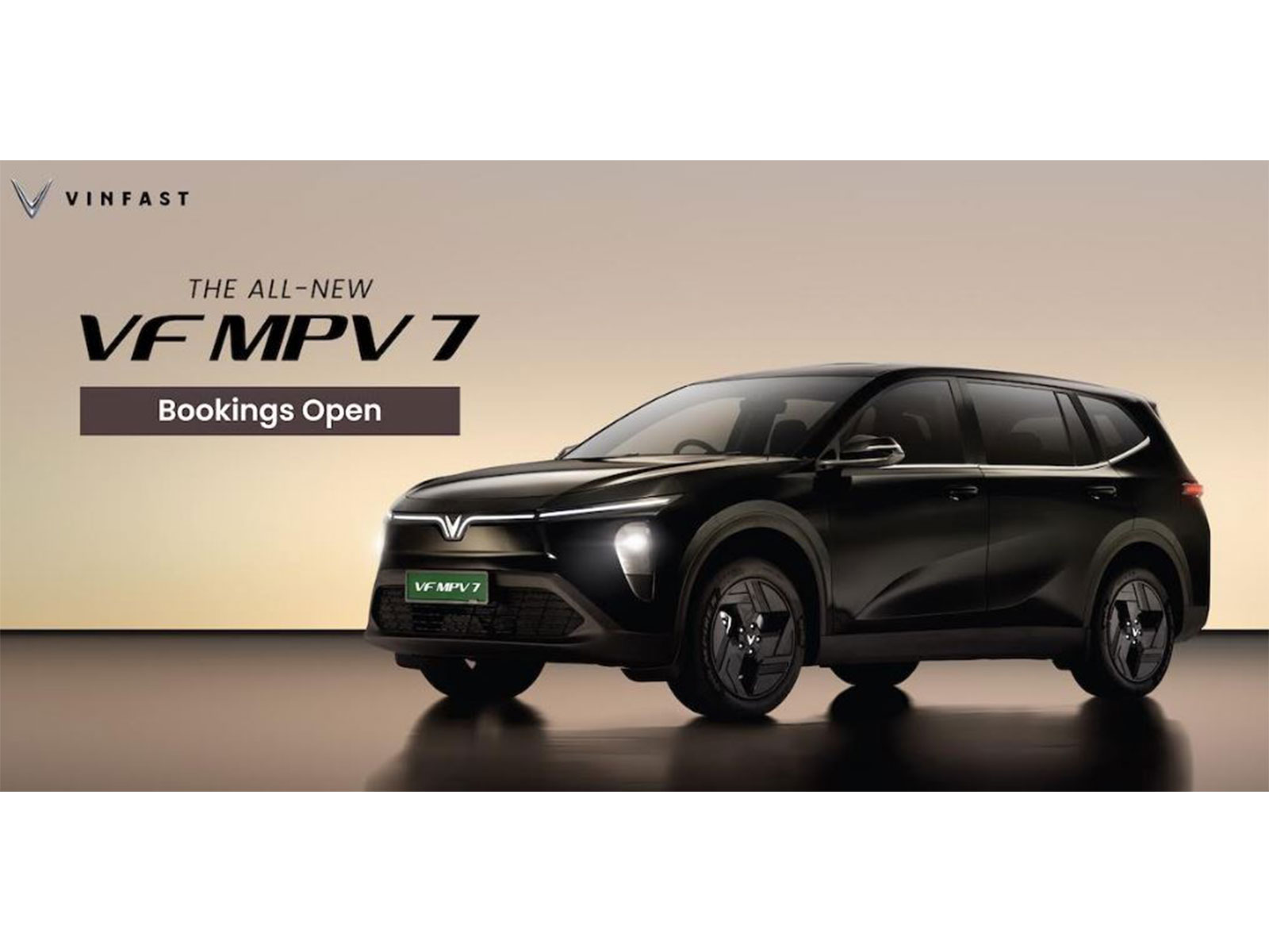 VinFast officially opened bookings for the VF MPV 7, a premium seven-seater electric MPV designed for Indian customers