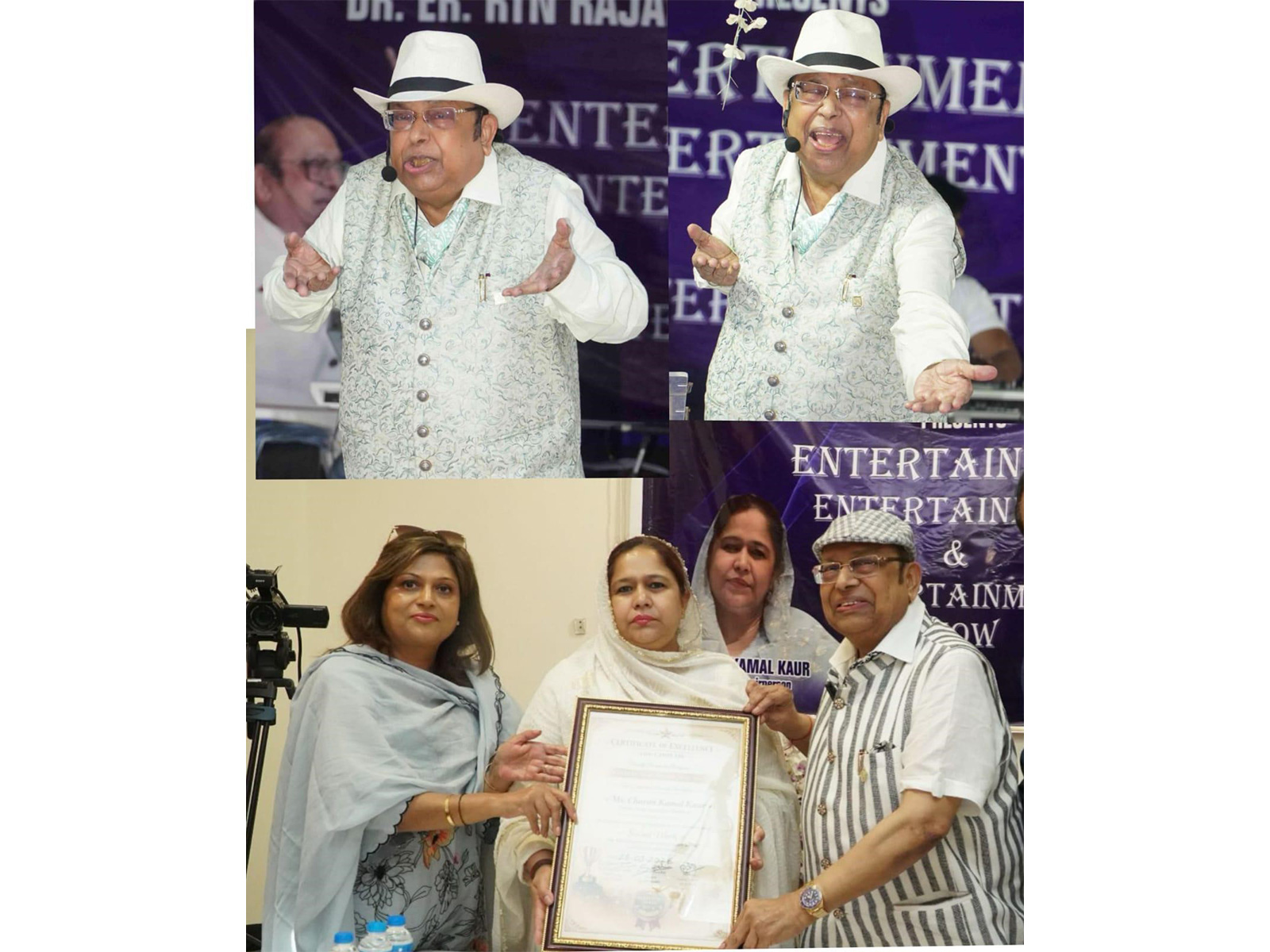 Entertainment ; AND MORE Entertainment… And This Time, a Healing Touch for the Elderly