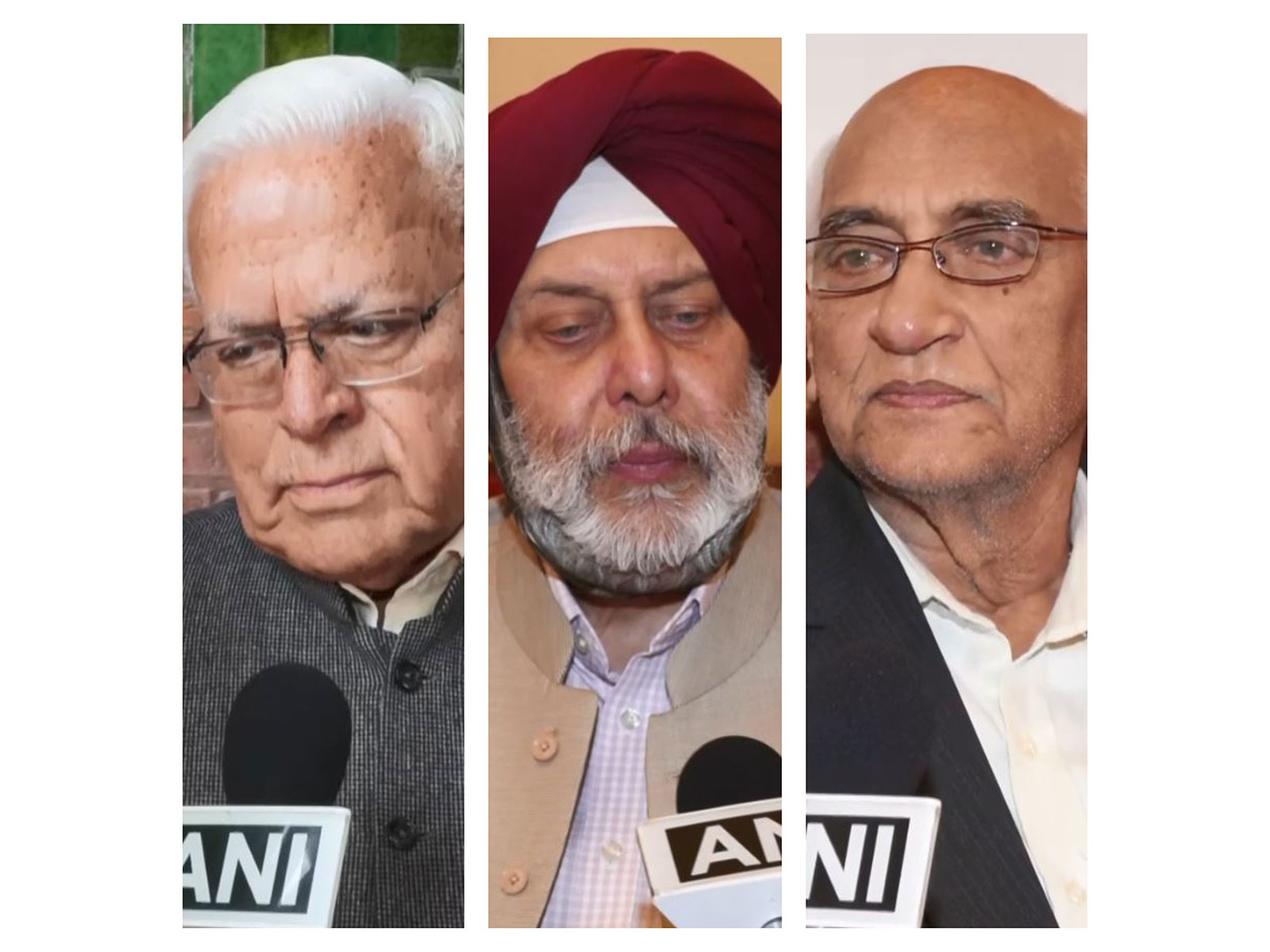 Ashok Sajjanhar (Left), Manjeev Singh Puri (Middle), Vidya Bhushan Soni (Right) (Photo/ANI) Ashok Sajjanhar (Left), Manjeev Singh Puri (Middle), Vidya Bhushan Soni (Right) (Photo/ANI)
