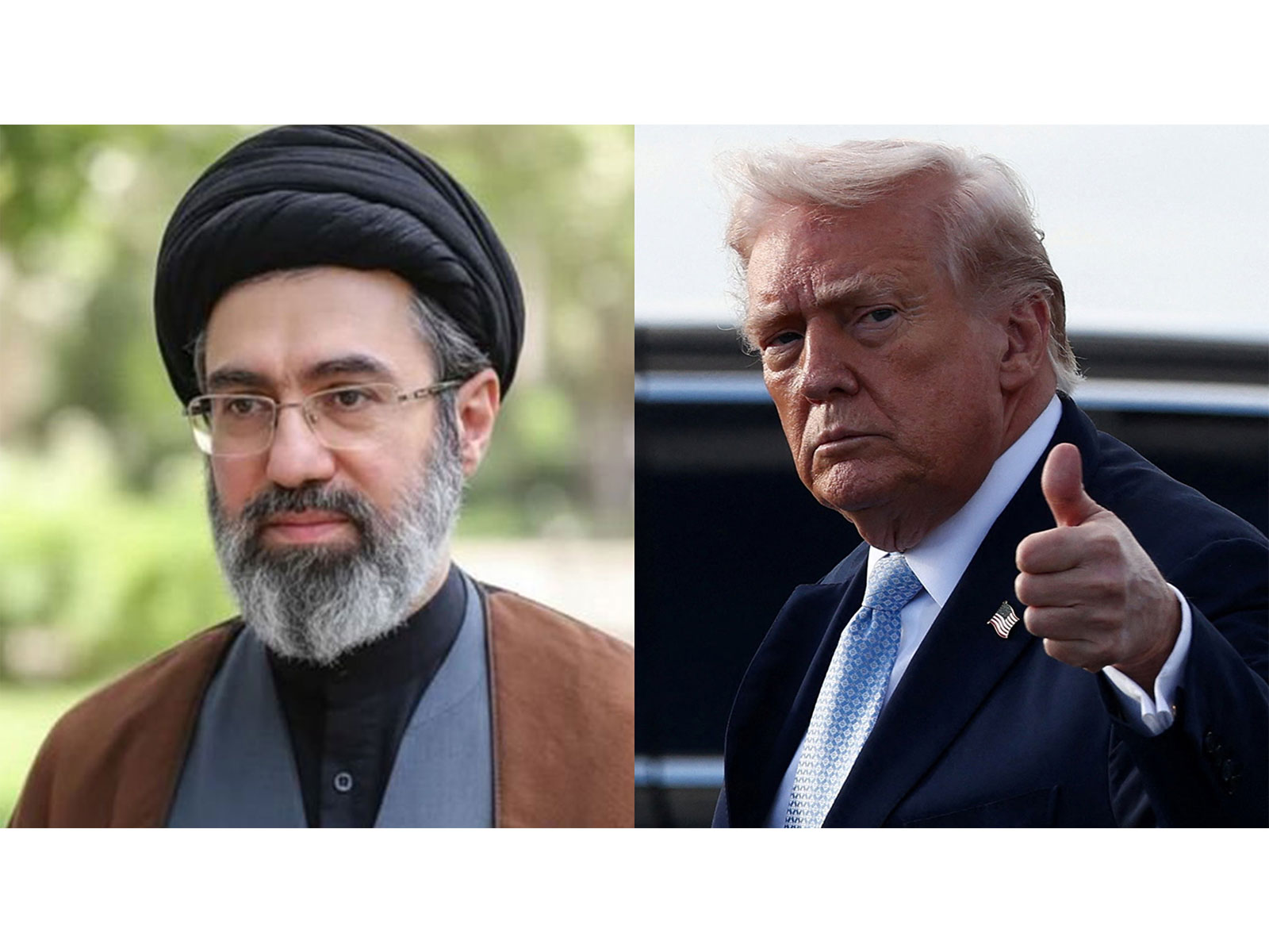 Iran's Supreme Leader Mojtaba Khamenei (Photo: x/@Rahbarenghelab_) and US President Donald Trump (Photo/Reuters) Iran's Supreme Leader Mojtaba Khamenei (Photo: x/@Rahbarenghelab_) and US President Donald Trump (Photo/Reuters)