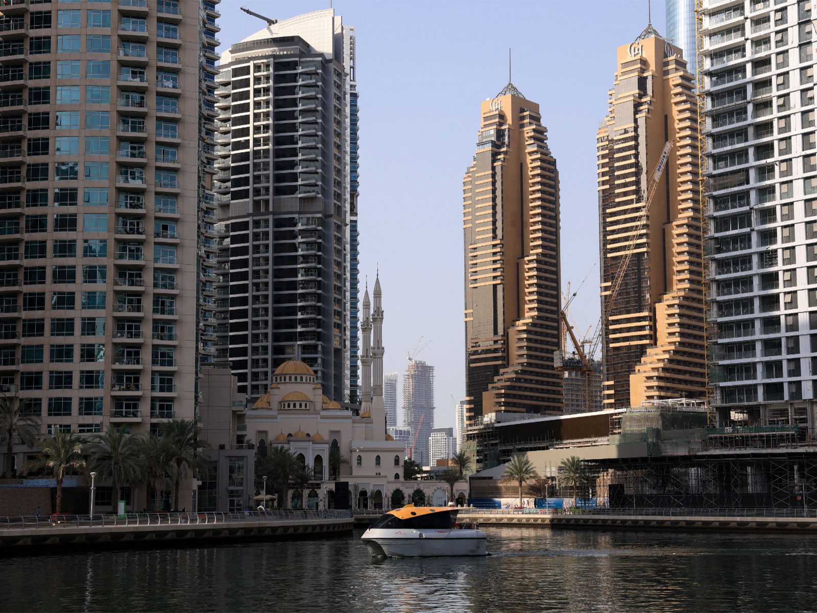 A general view from Dubai Marina (Photo/Reuters)