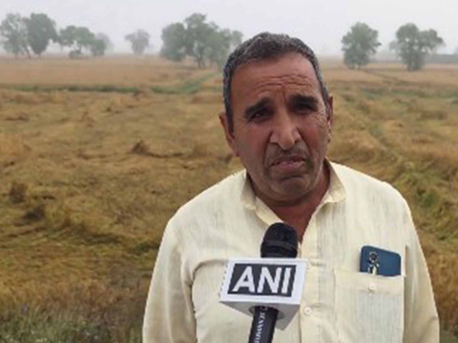 A local farmer of Madana Kalan village of Jhajjar district (Photo/ANI)