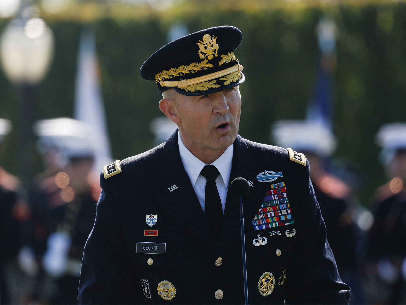 Former US Army Chief of Staff, General Randy George (Photo/Reuters) Former US Army Chief of Staff, General Randy George (Photo/Reuters)