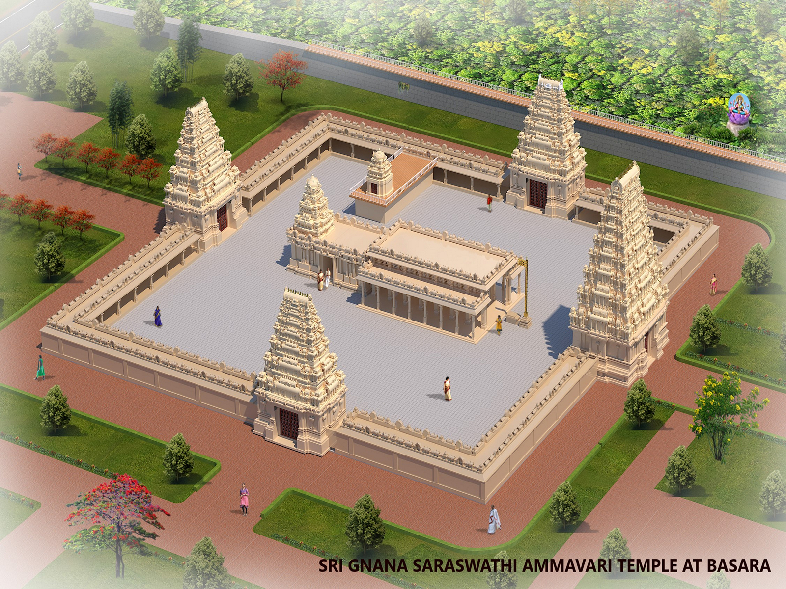 View of main temple (Photo/Release)