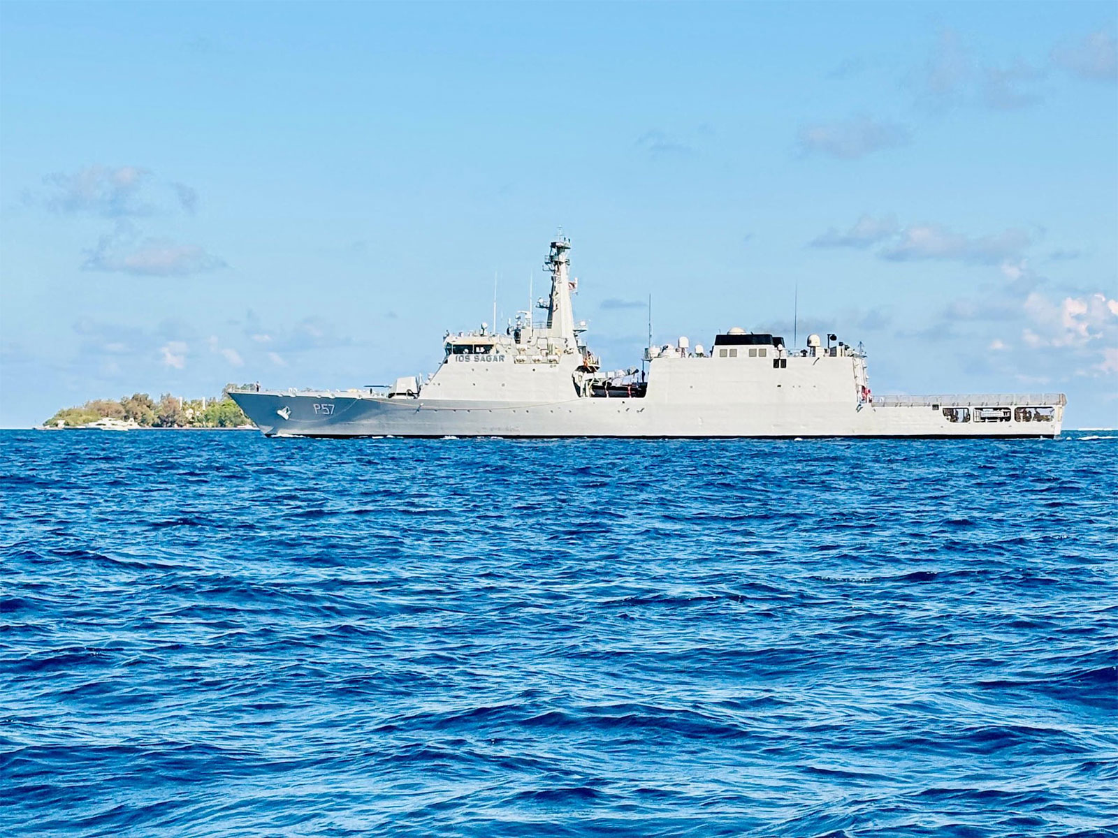 IOS SAGAR (Photo: X@HCIMaldives) IOS SAGAR (Photo: X@HCIMaldives)