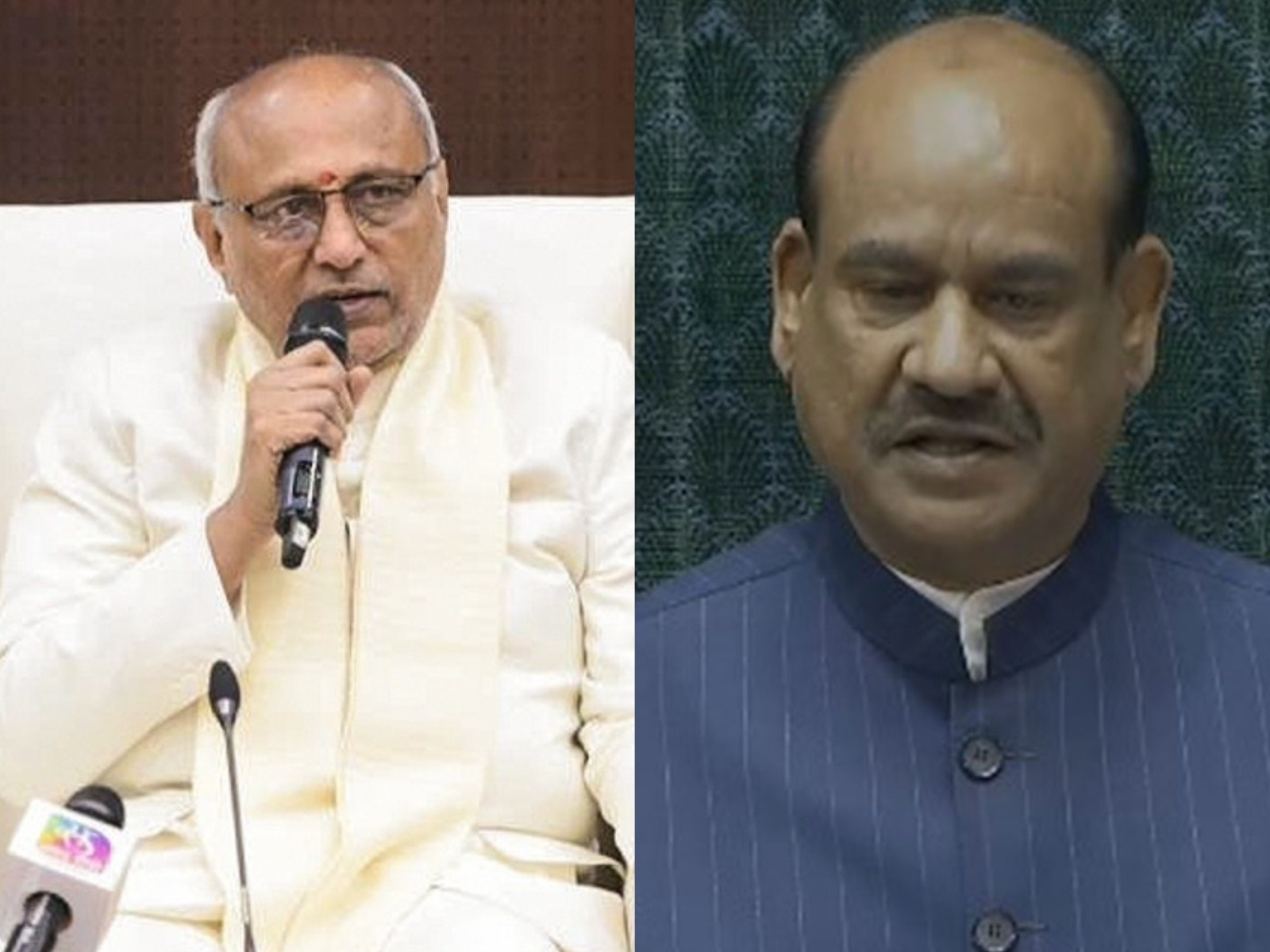 Vice President CP Radhakrishnan and Lok Sabha Speaker Om Birla (Photo: ANI)