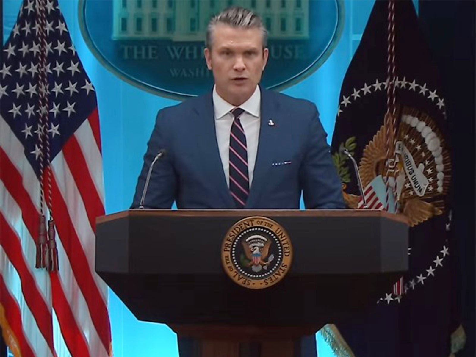 US Secretary of War Pete Hegseth (Photo/Youtube of White House) US Secretary of War Pete Hegseth (Photo/Youtube of White House)