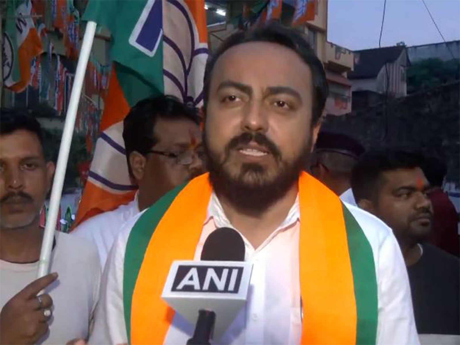 BJP candidate for the Behala Paschim Assembly constituency, Indranil Khan (Photo/ANI) BJP candidate for the Behala Paschim Assembly constituency, Indranil Khan (Photo/ANI)