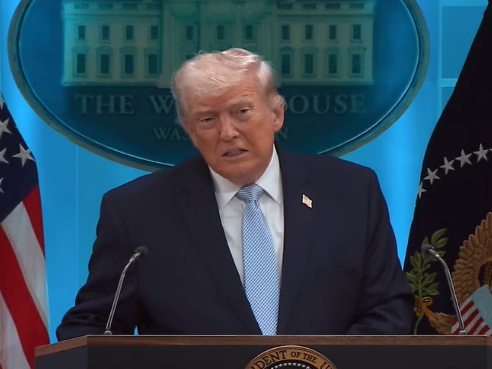US President Donald Trump addressing a Military Press Conference in the White House (Photo/Youtube/@TheWhiteHouse) US President Donald Trump addressing a Military Press Conference in the White House (Photo/Youtube/@TheWhiteHouse)