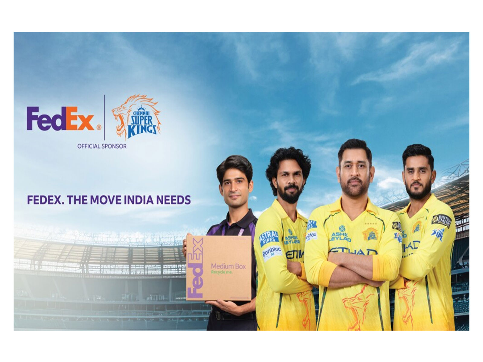 FedEx and CSK deliver an all-round advantage with “FedEx. The Move India Needs” digital brand campaign FedEx and CSK deliver an all-round advantage with “FedEx. The Move India Needs” digital brand campaign