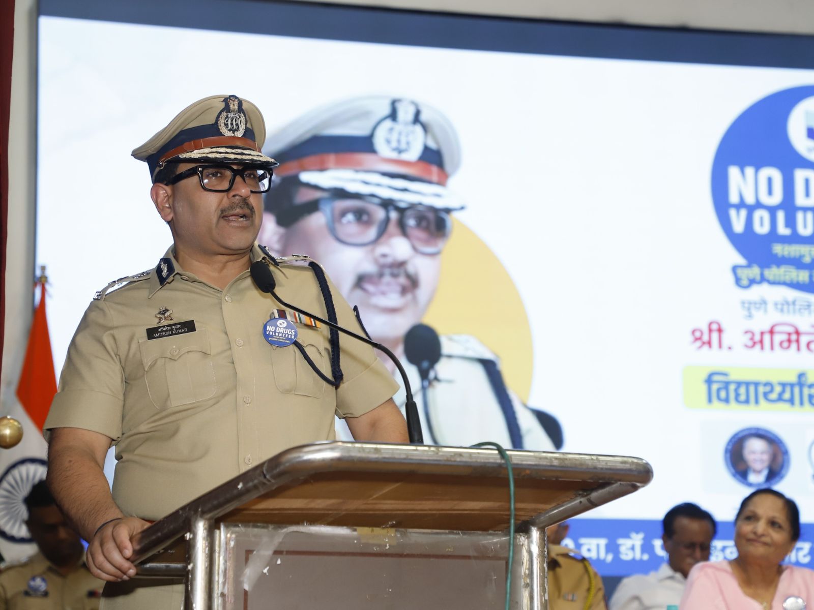 No Drugs Volunteer campaign launched at Azam Campus with a strong call for student-led participation to help build a safer, drug-free Pune