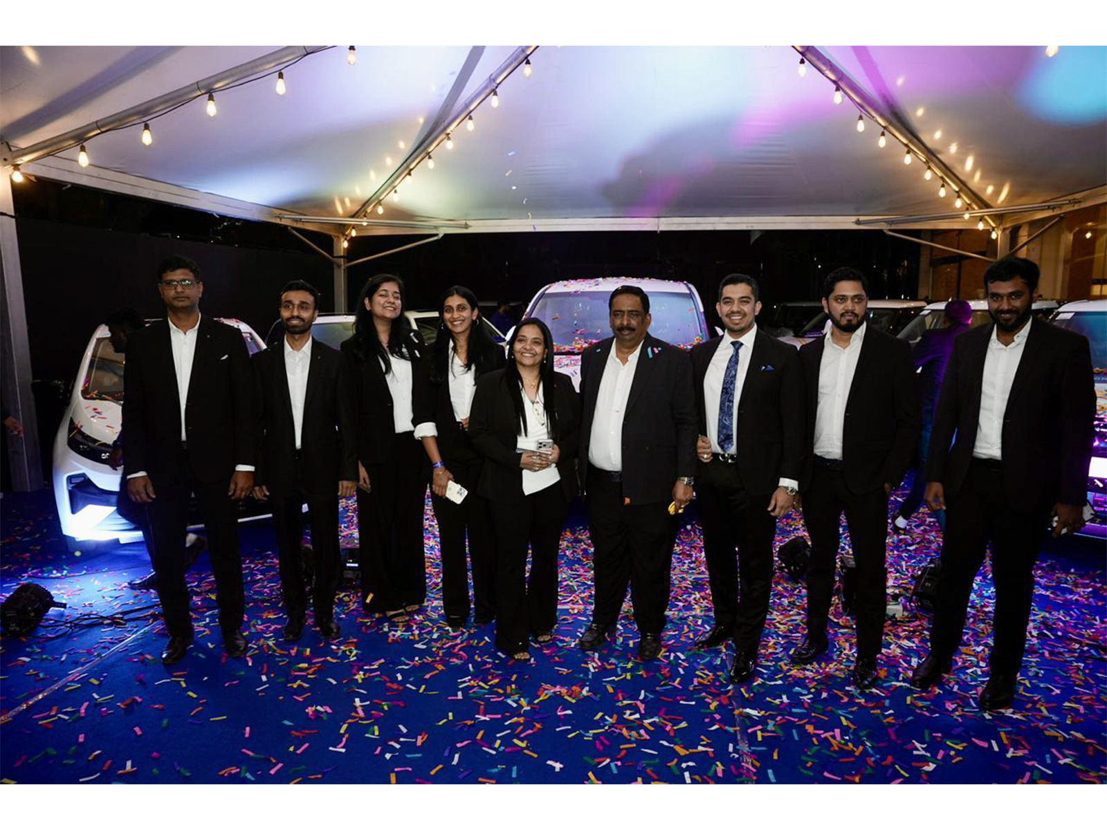 The White Gold management team shares a proud moment ahead of handing over cars to top performers The White Gold management team shares a proud moment ahead of handing over cars to top performers