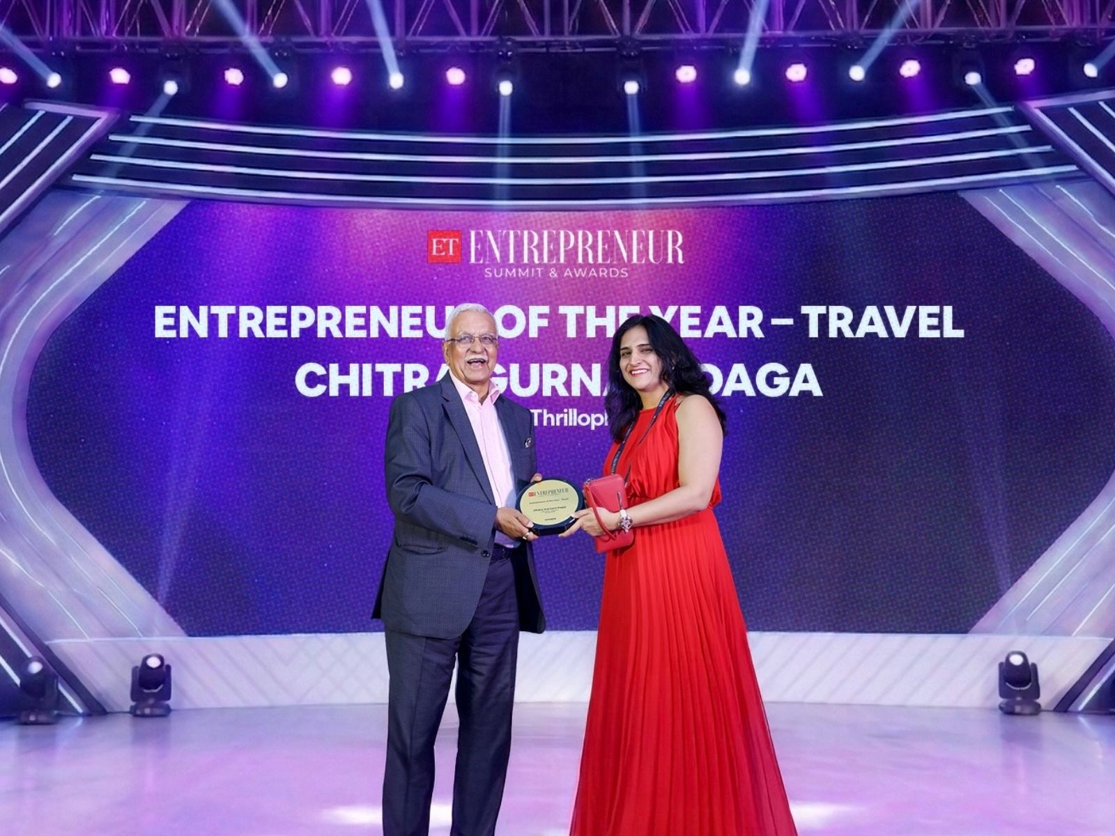 Thrillophilia CEO & Co-founder Chitra Gurnani Daga Receives ‘Entrepreneur of the Year – Travel’ at ET Awards 2026