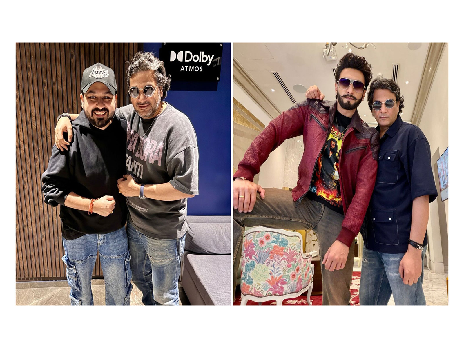 Aditya Dhar, Mukesh Chhabra and Ranveer Singh (Photos/instagram/@adityadharfilms)