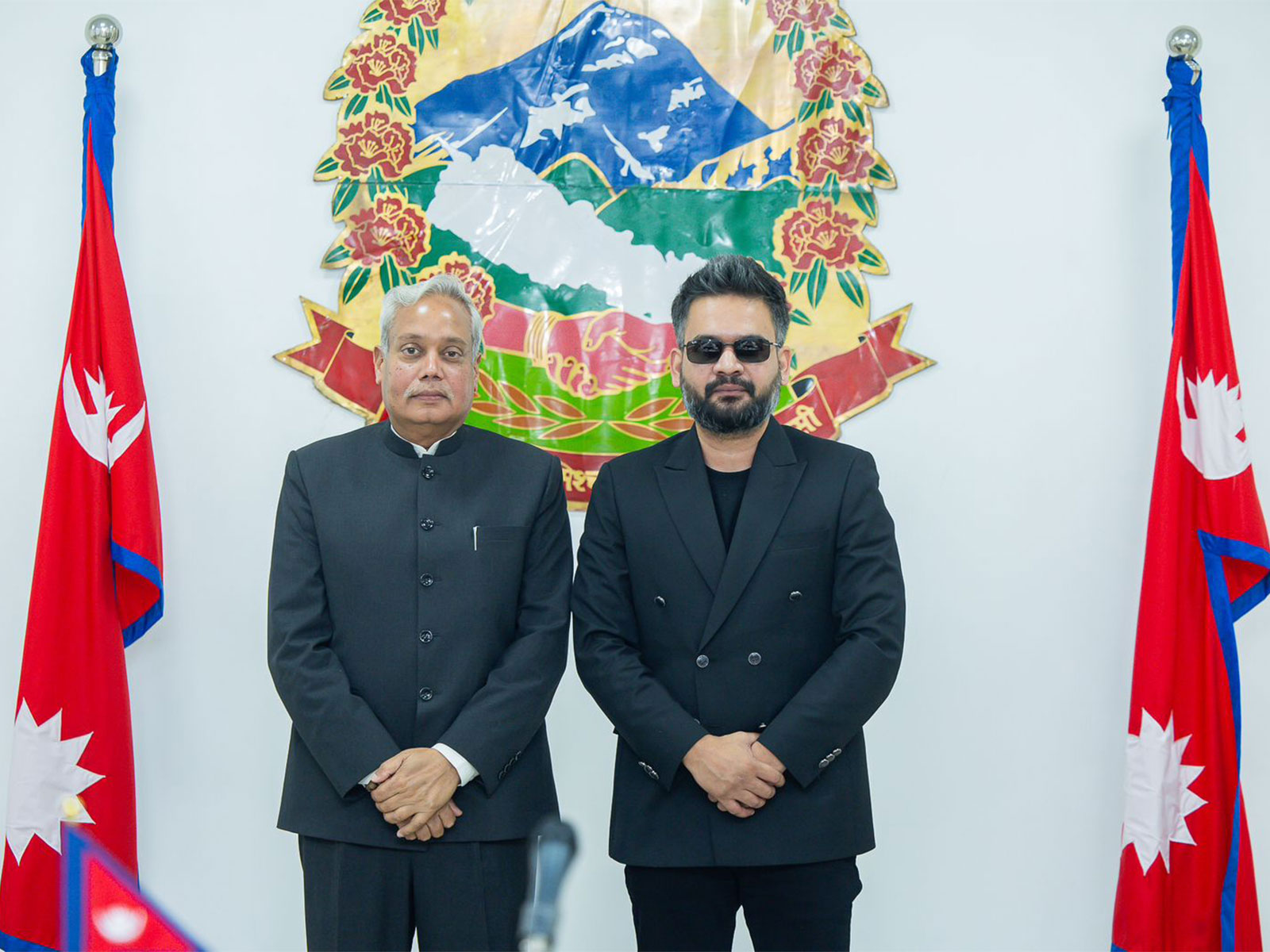 Nepal Prime Minister Balendra “Balen” Shah (right) poses during an official engagement at the Prime Minister’s Office in Singhadurbar, Kathmandu. (Image Source: Nepal PMO) Nepal Prime Minister Balendra “Balen” Shah (right) poses during an official engagement at the Prime Minister’s Office in Singhadurbar, Kathmandu. (Image Source: Nepal PMO)