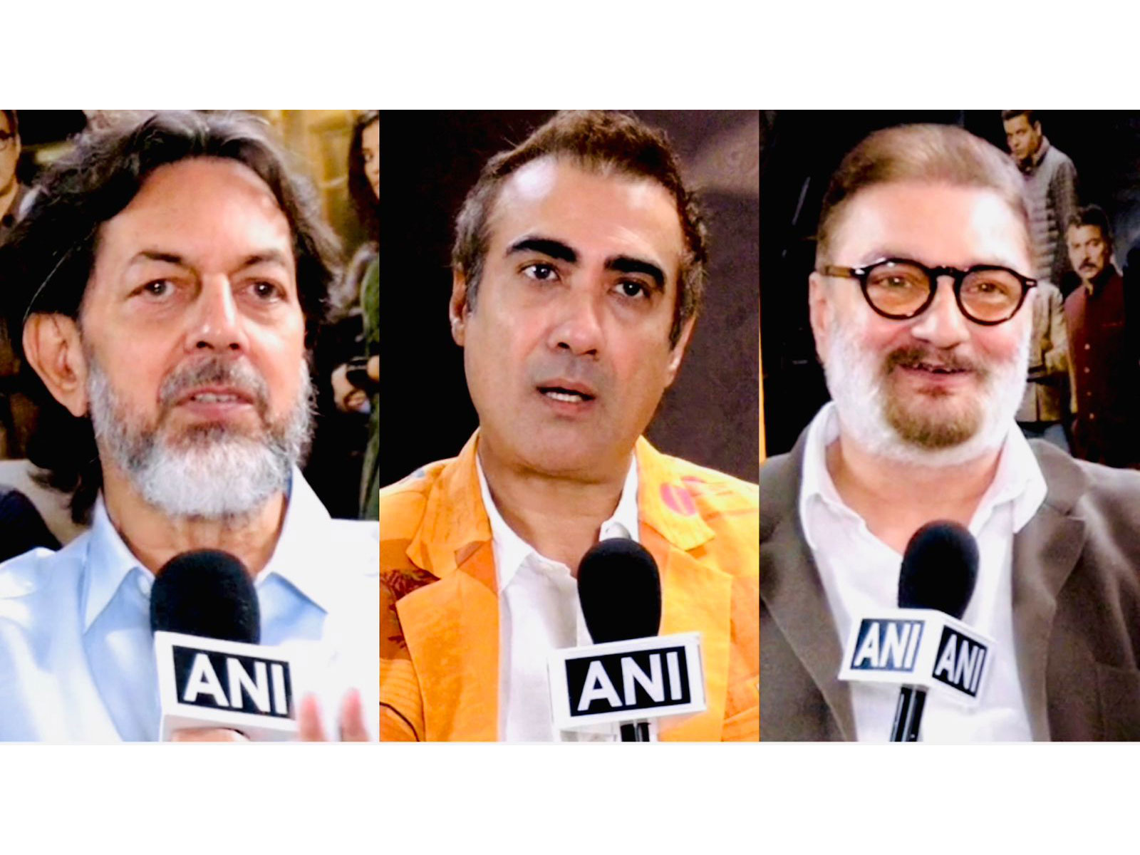 Rajat Kapoor, Ranvir Shorey, Vinay Pathak (Image source: ANI)