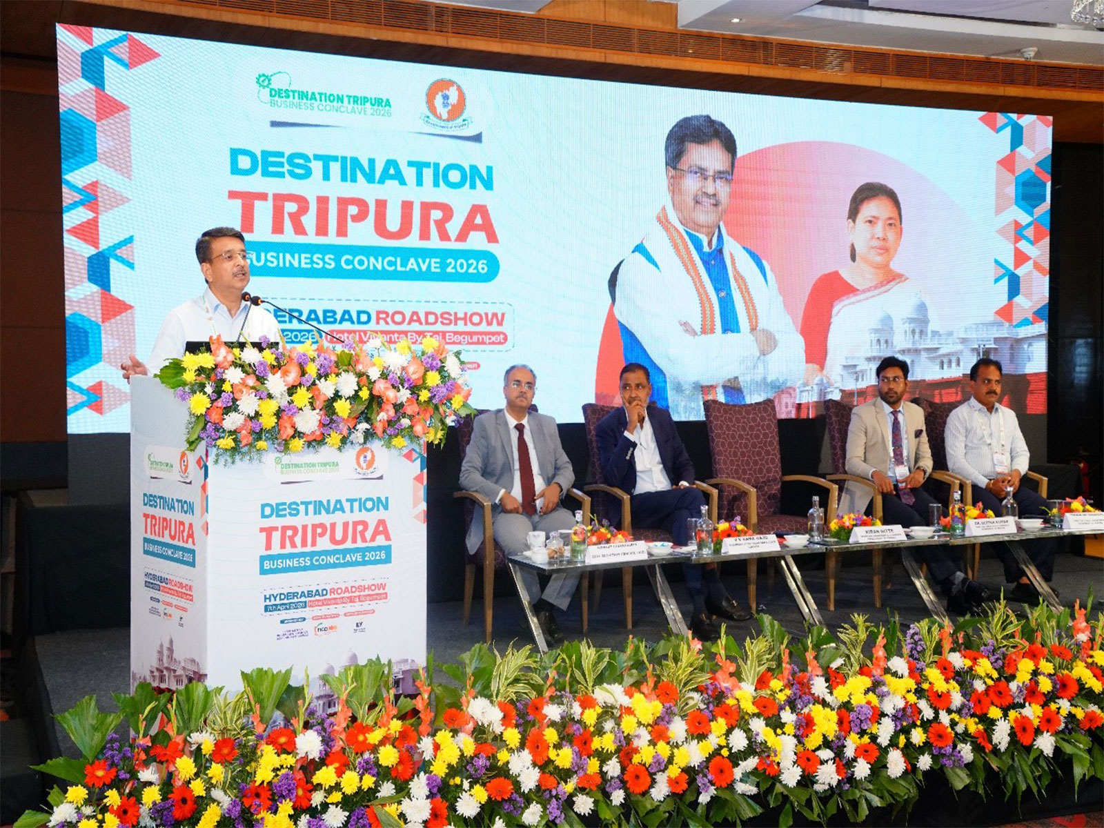 Department of Industries & Commerce, Government of Tripura Destination Tripura – Business Meet 2026 Investors’ Roadshow Held in Hyderabad Department of Industries & Commerce, Government of Tripura Destination Tripura – Business Meet 2026 Investors’ Roadshow Held in Hyderabad