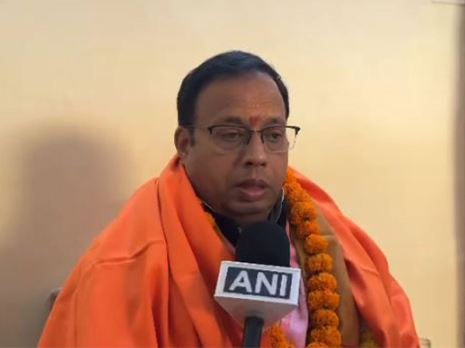 Chairman of the Shri Badrinath-Kedarnath Temple Committee Hemant Dwivedi (Photo/ANI)