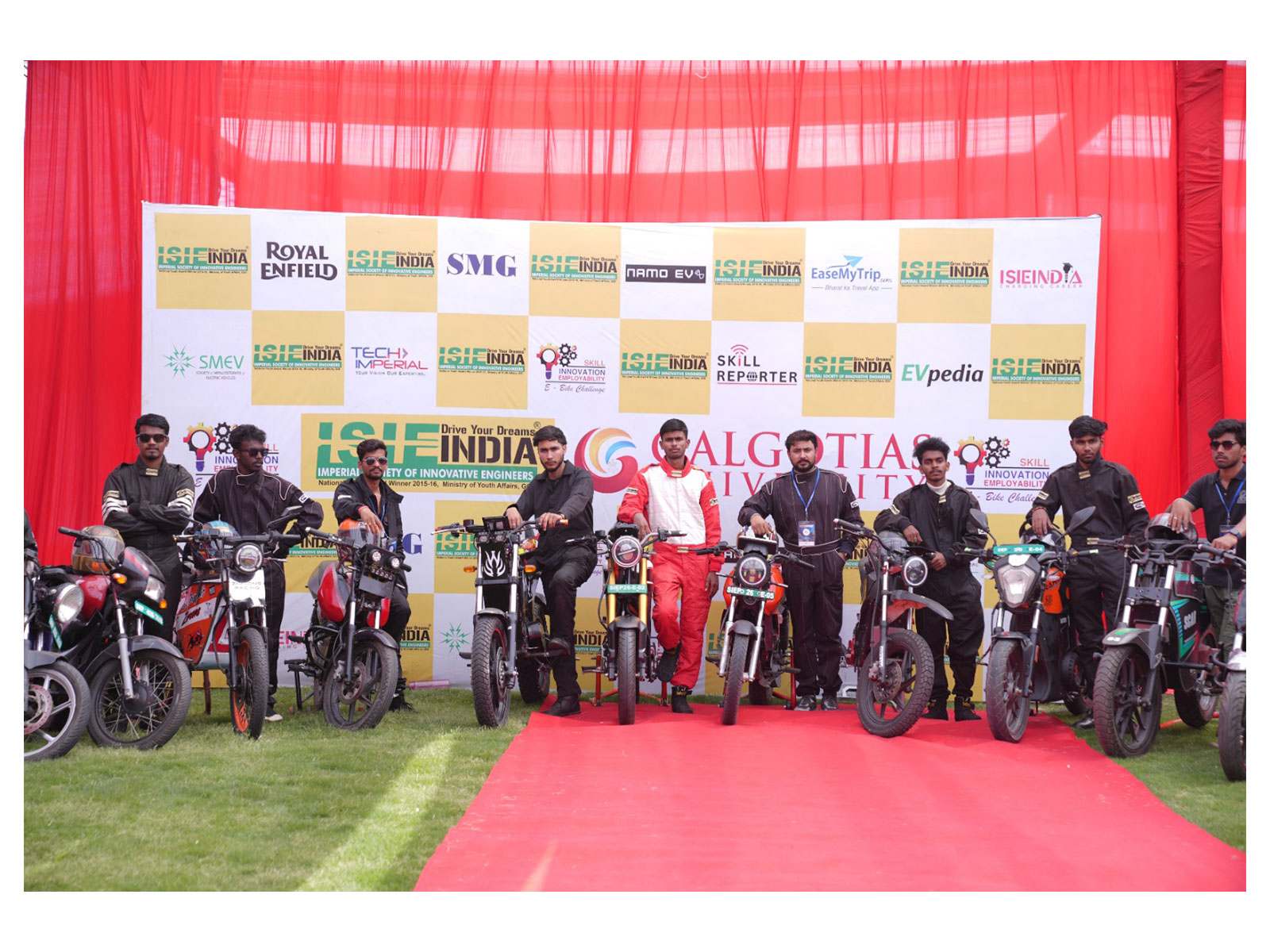 Students showcase electric bike innovations at the national SIEP E-Bike Challenge hosted by Galgotias University Students showcase electric bike innovations at the national SIEP E-Bike Challenge hosted by Galgotias University