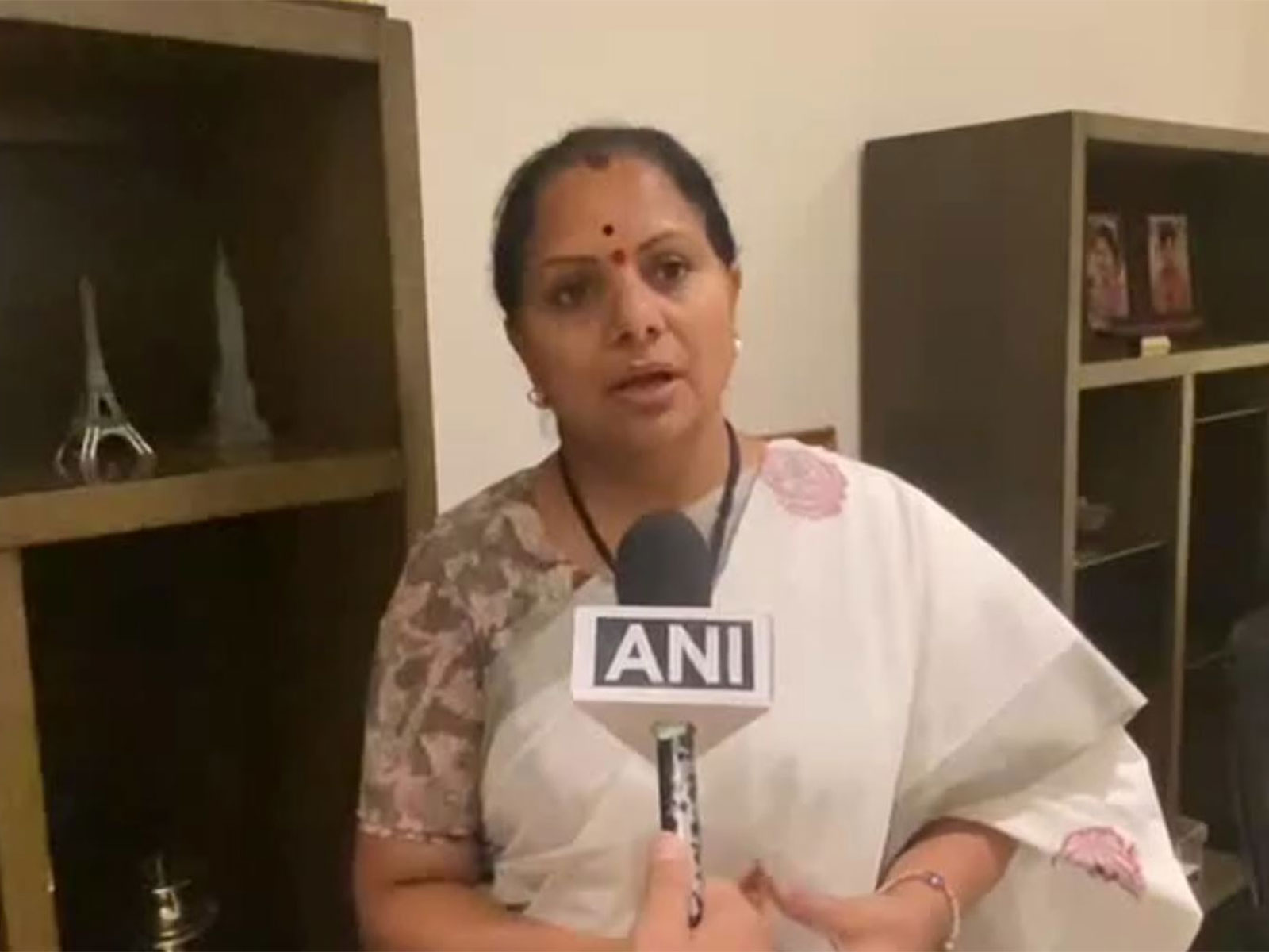 Telangana Jagruthi founder K Kavitha (Photo/ANI)