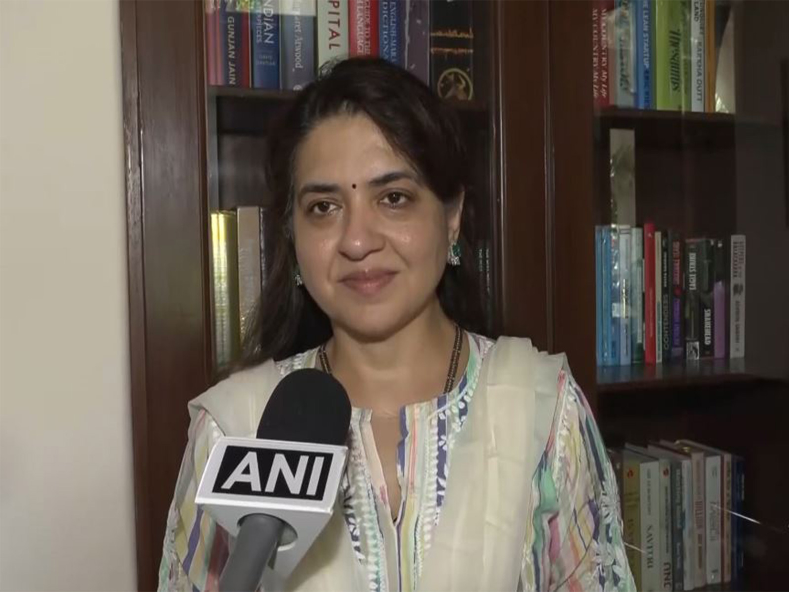 Shiv Sena spokesperson Shaina NC (Photo/ANI)