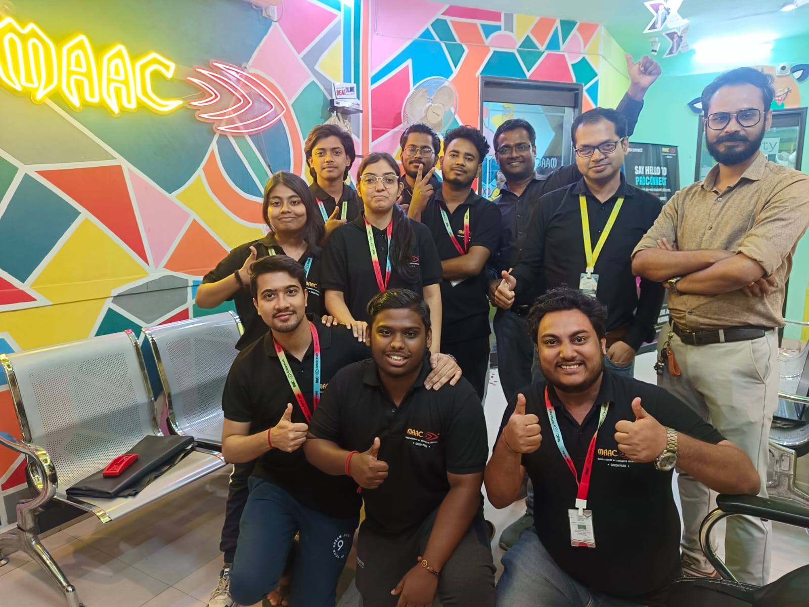 MAAC students during 100 Hours competition