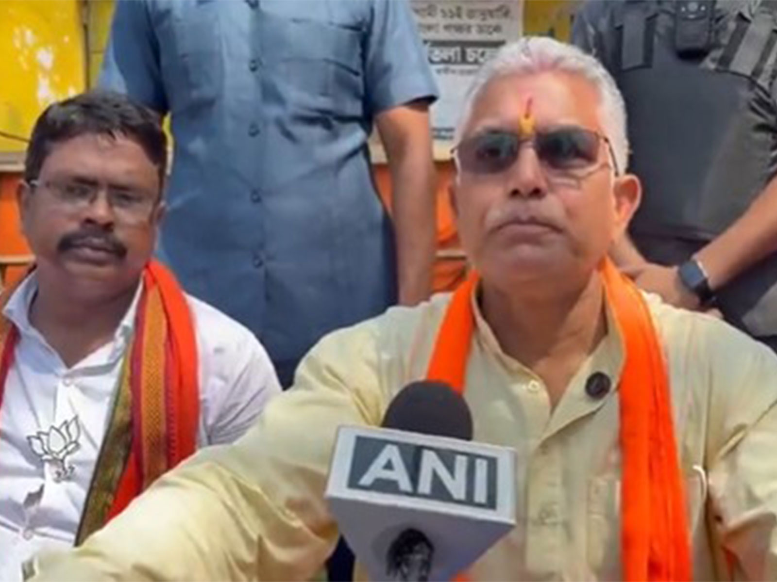 BJP candidate from Kharagpur Sadar, Dilip Ghosh (Photo/ANI)