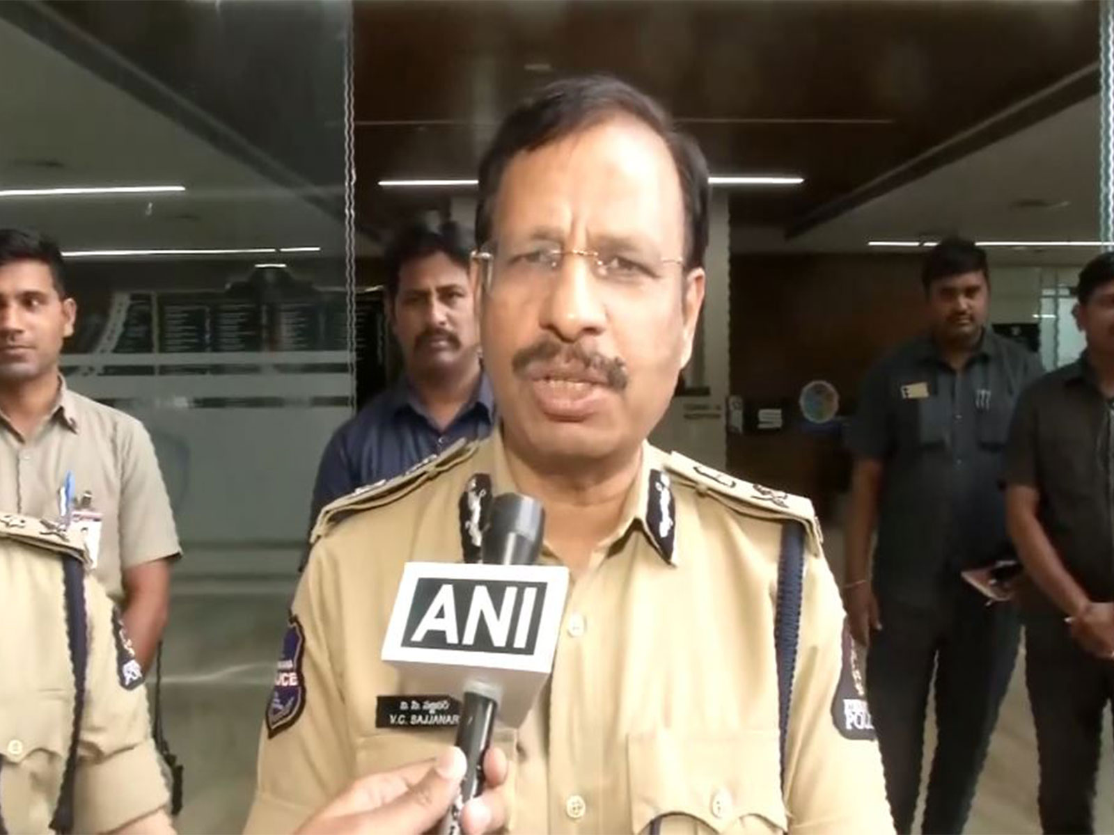 Hyderabad Police Commissioner VC Sajjanar (Photo/ANI)