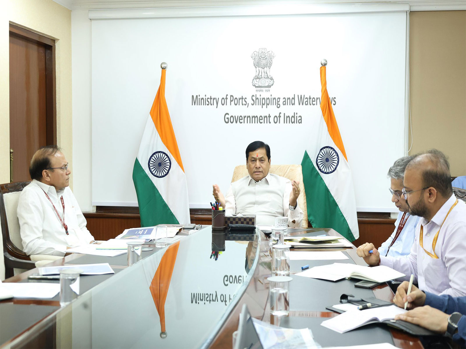 Union Minister of Ports, Shipping and Waterways Sarbananda Sonowal  (Photo/x/@sarbanandsonwal)