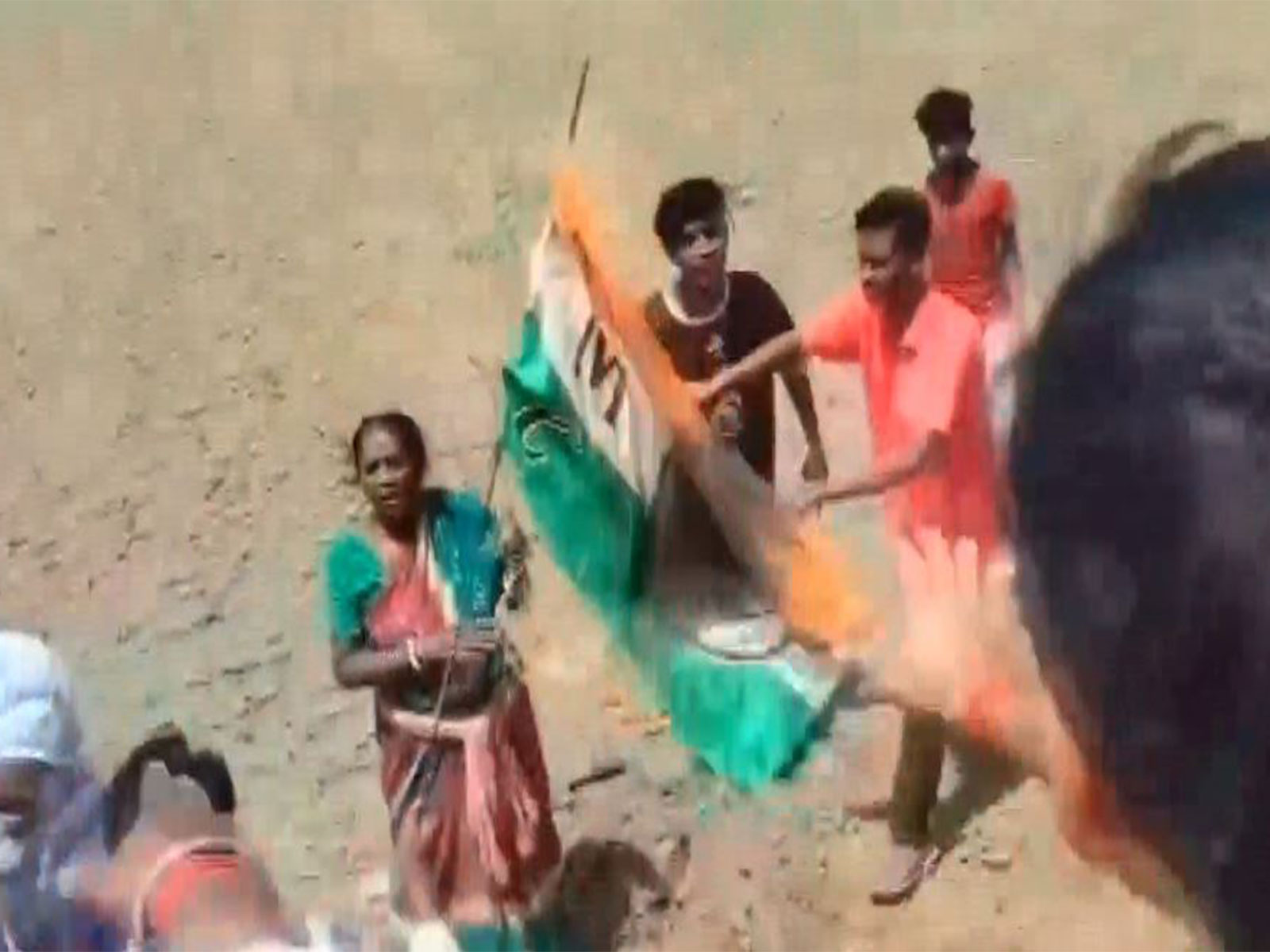 Visuals of clash (Photo/ANI)
