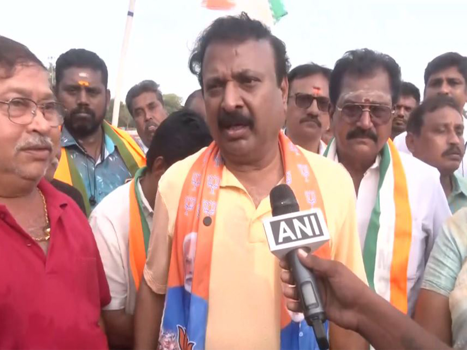 BJP candidate from Madurai South constituency Rama Srinivasan (Photo/ANI) BJP candidate from Madurai South constituency Rama Srinivasan (Photo/ANI)