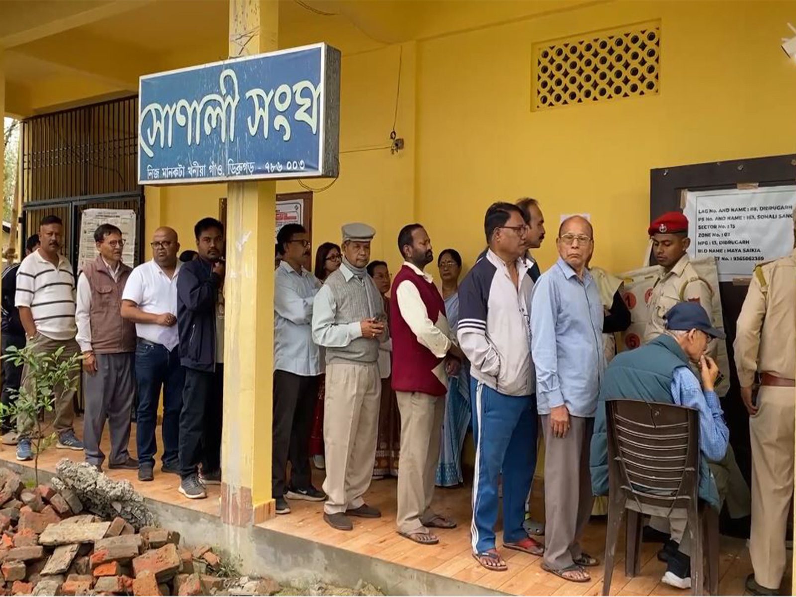 Voting line for 2026 Assembly elections in Assam. (Photo/ANI) Voting line for 2026 Assembly elections in Assam. (Photo/ANI)