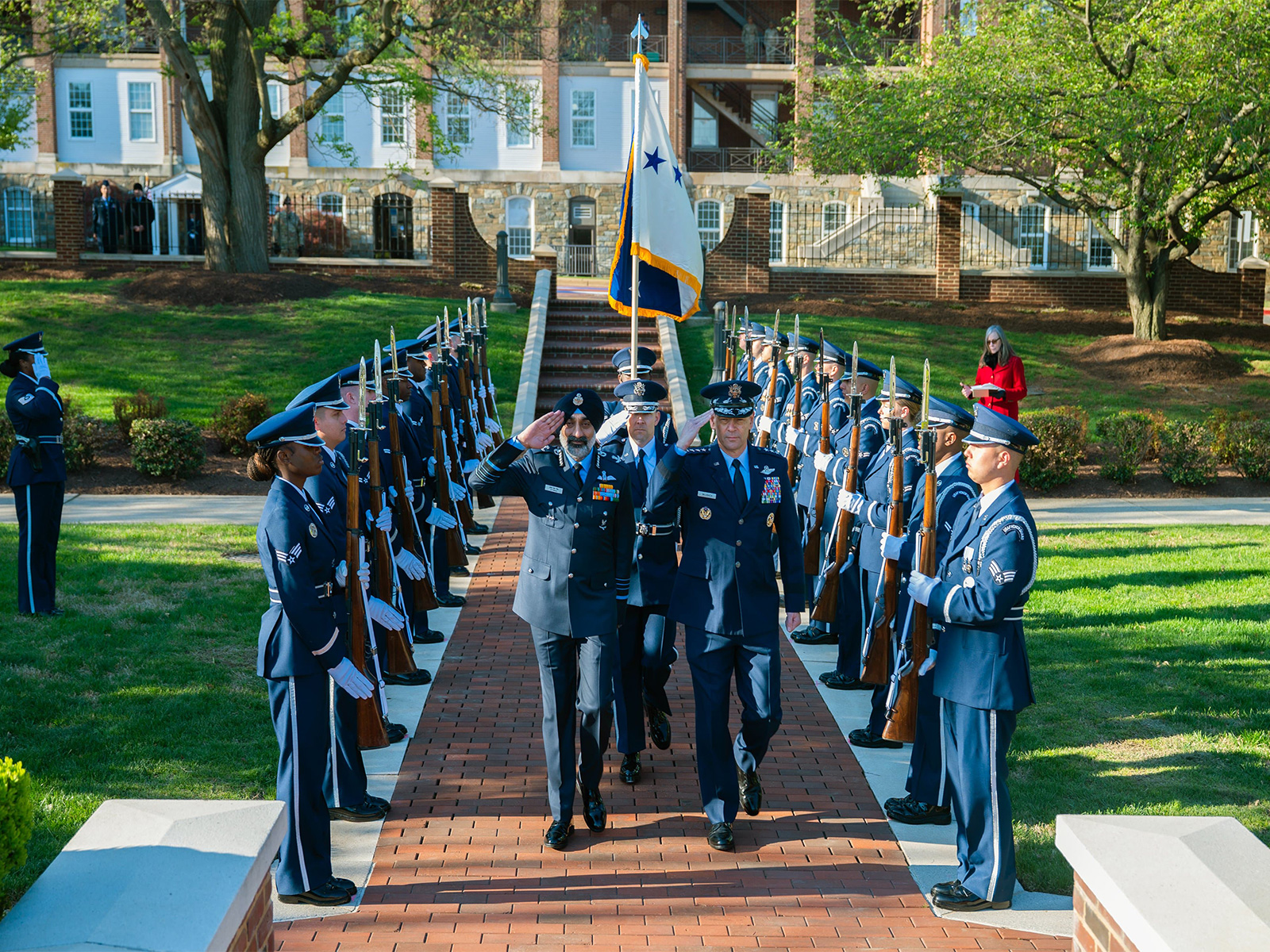 US and Indian Air Chiefs in Arlington (Photo: X@IAF_MCC)