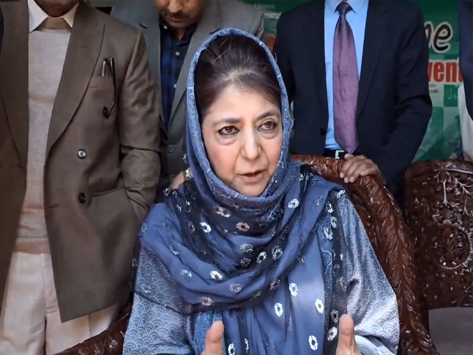 People's Democratic Party (PDP) chief Mehbooba Mufti (Photo/ANI) People's Democratic Party (PDP) chief Mehbooba Mufti (Photo/ANI)