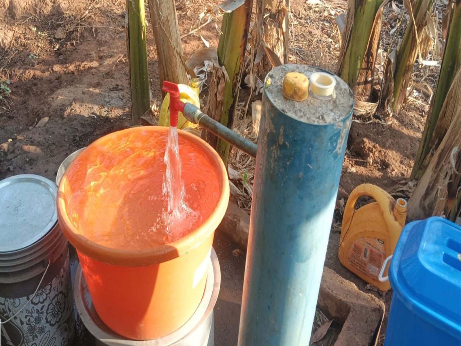 Water supply begins under Jal Jeevan Mission in Raipur (Photo/ANI)