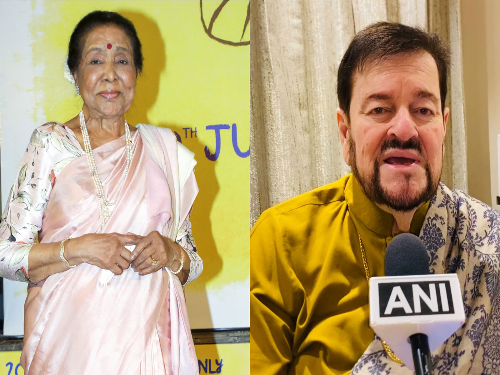 Nitin Mukesh remembers Asha Bhosle (Photo/ANI)