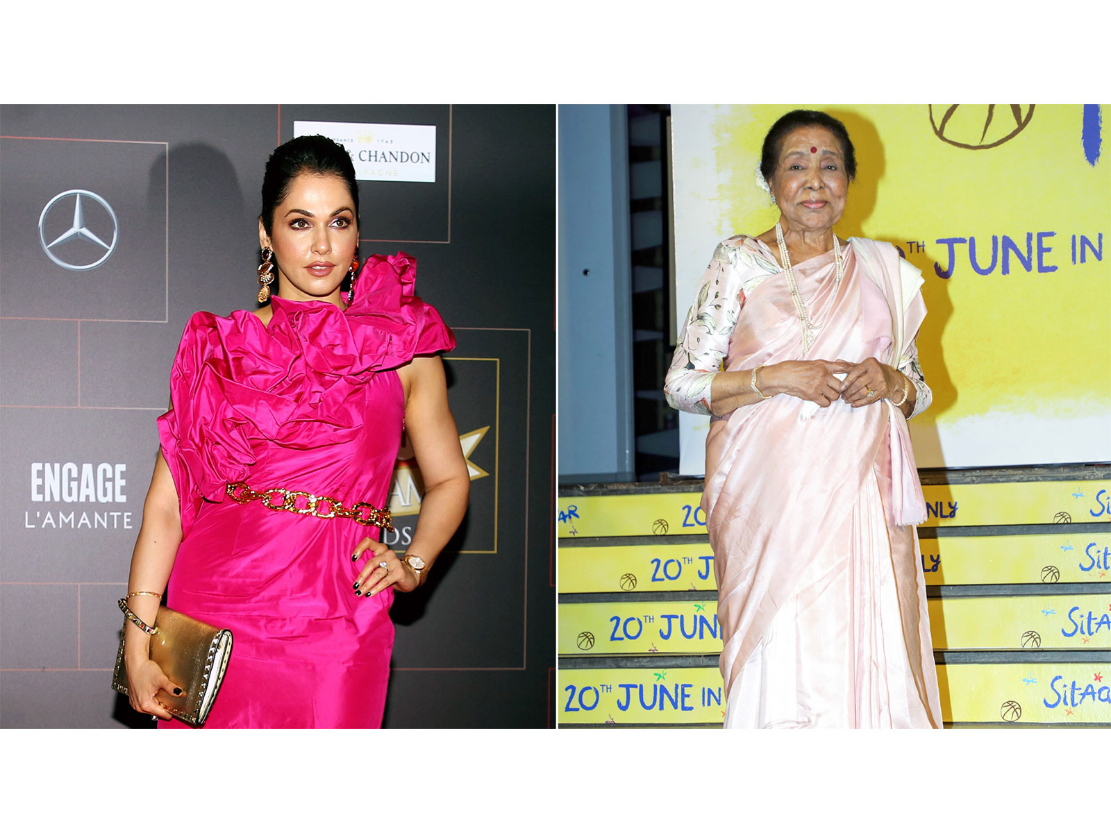 Isha Koppikar mourns Asha Bhosle demise (File photo/ANI) Isha Koppikar mourns Asha Bhosle demise (File photo/ANI)