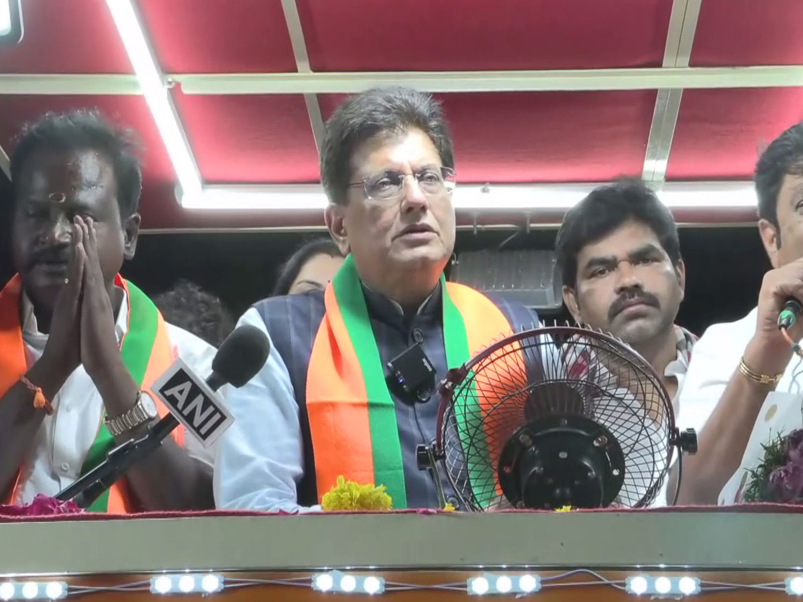 Union Minister and BJP election in-charge for Tamil Nadu Piyush Goyal (Photo/ANI)