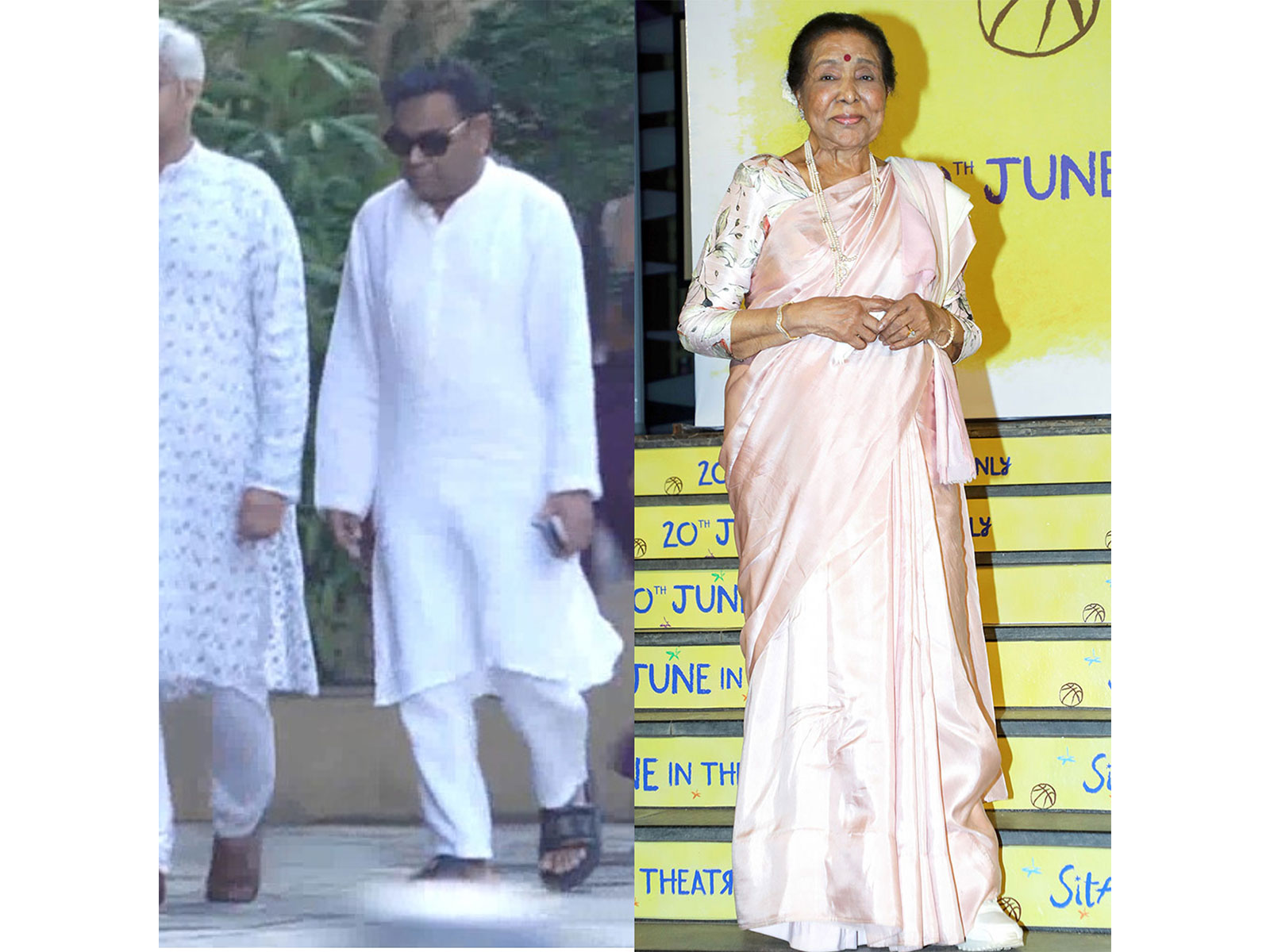 AR Rahman, Late singer Asha Bhosle (Photos/ANI) AR Rahman, Late singer Asha Bhosle (Photos/ANI)