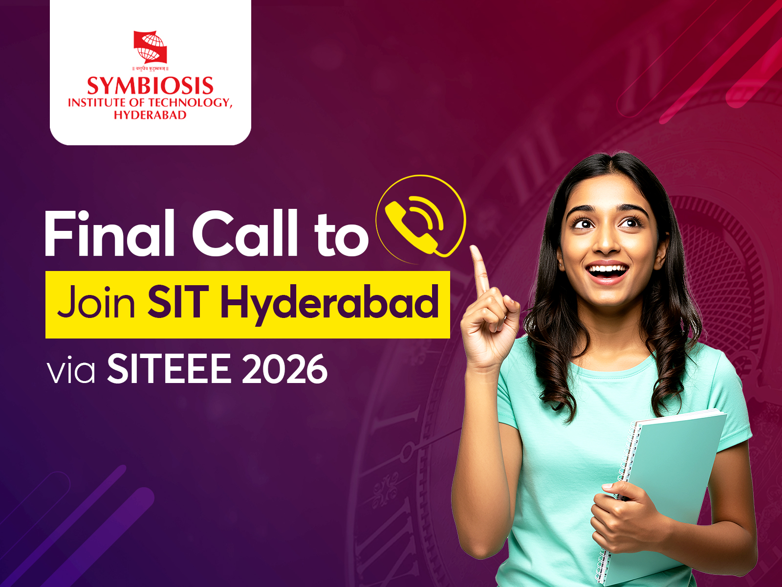 Admissions closing at SIT Hyderabad through SITEEE 2026 Admissions closing at SIT Hyderabad through SITEEE 2026