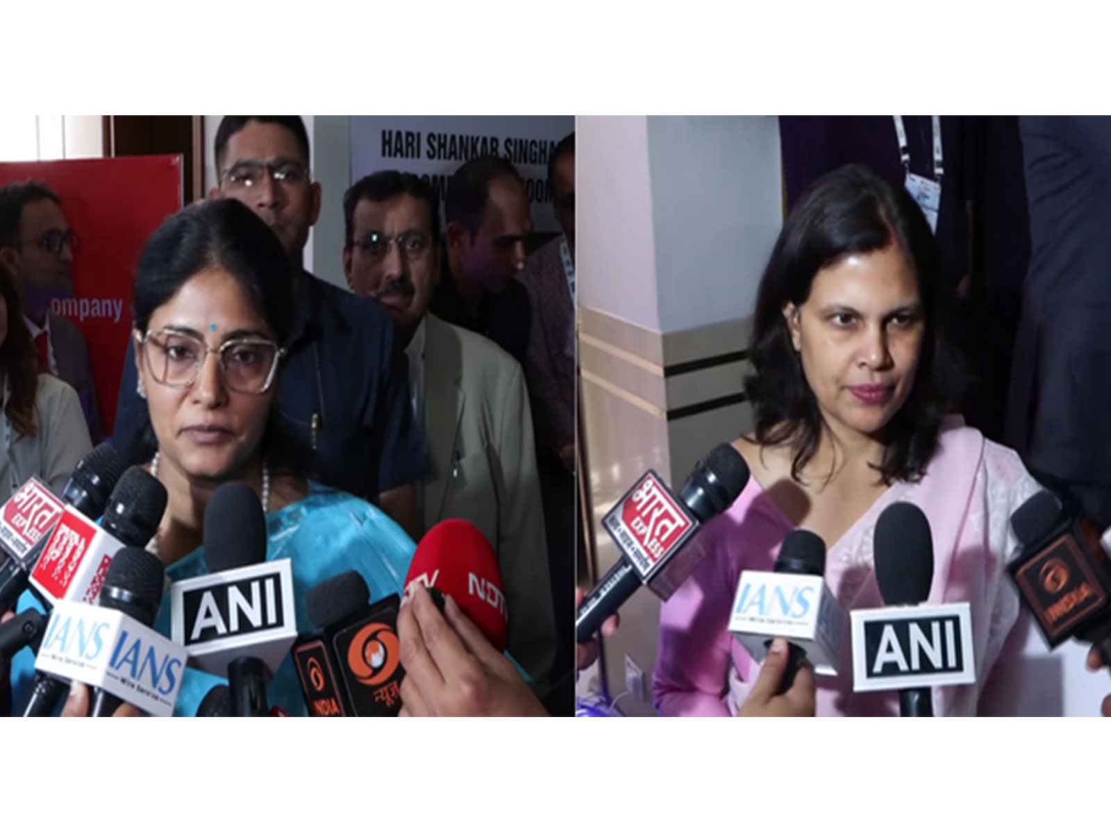 Anupriya Patel Mos Health; Punya Salila Srivastava-Secretary Ministry of Health (Photo/ANI) Anupriya Patel Mos Health; Punya Salila Srivastava-Secretary Ministry of Health (Photo/ANI)