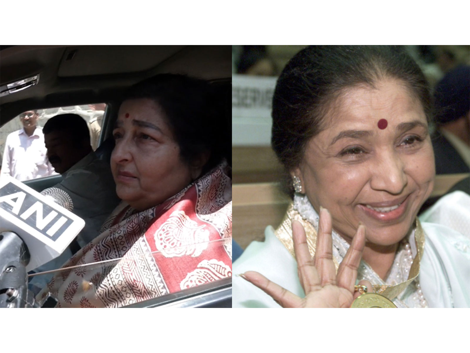 Anuradha Paudwal, Asha Bhosle (Photo/ANI, Reuters) Anuradha Paudwal, Asha Bhosle (Photo/ANI, Reuters)
